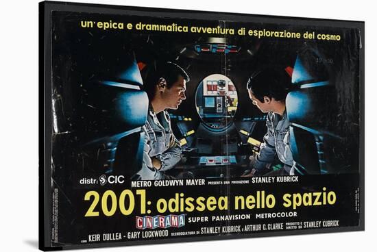 2001: A Space Odyssey, Italian Movie Poster, 1968-null-Stretched Canvas