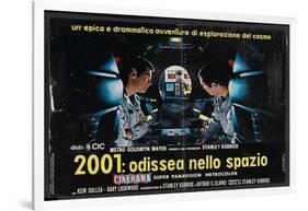 2001: A Space Odyssey, Italian Movie Poster, 1968-null-Framed Art Print