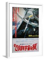 2001: A Space Odyssey, Japanese Movie Poster, 1968-null-Framed Art Print