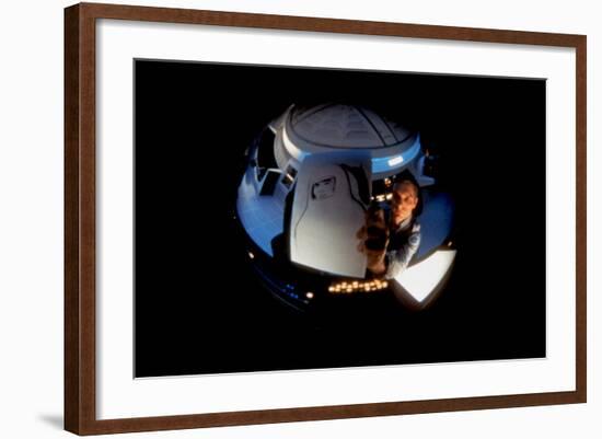 2001: A Space Odyssey, Keir Dullea as Seen Through Hal, 1968-null-Framed Photo