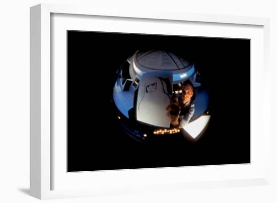 2001: A Space Odyssey, Keir Dullea as Seen Through Hal, 1968-null-Framed Photo