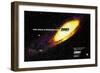 2001: a Space Odyssey, US Lobbycard, 1968-null-Framed Art Print