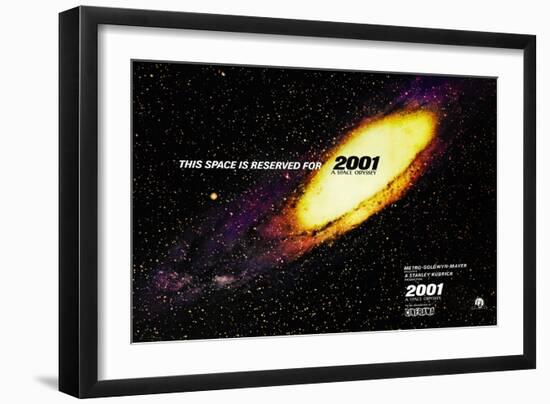 2001: a Space Odyssey, US Lobbycard, 1968-null-Framed Art Print