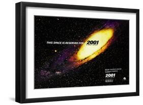 2001: a Space Odyssey, US Lobbycard, 1968-null-Framed Art Print