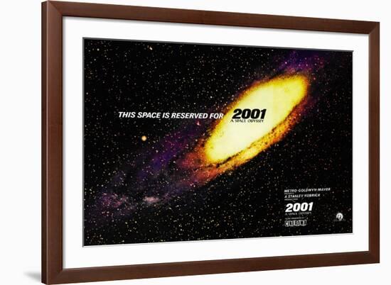 2001: a Space Odyssey, US Lobbycard, 1968-null-Framed Art Print