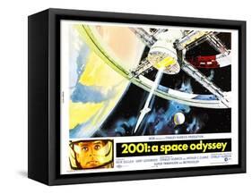 2001: A Space Odyssey, US lobbycard, Keir Dullea, 1968-null-Framed Stretched Canvas