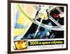 2001: A Space Odyssey, US lobbycard, Keir Dullea, 1968-null-Framed Art Print