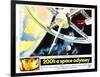 2001: A Space Odyssey, US lobbycard, Keir Dullea, 1968-null-Framed Art Print