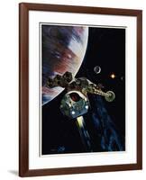 2001: A Space Odyssey, US poster, 1968-null-Framed Poster