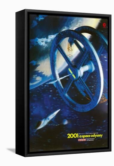 2001: A Space Odyssey, US poster, 1969-null-Framed Stretched Canvas