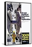 2001: A Space Odyssey, US poster, 1971-null-Framed Stretched Canvas