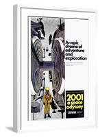 2001: A Space Odyssey, US poster, 1971-null-Framed Art Print