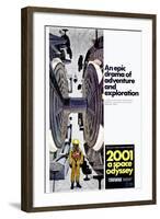 2001: A Space Odyssey, US poster, 1971-null-Framed Art Print