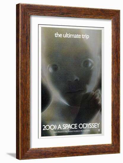 2001: A Space Odyssey, US poster, 1972-null-Framed Art Print