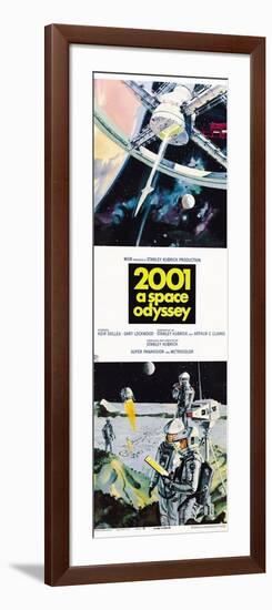 2001: A Space Odyssey, US poster, 1973-null-Framed Art Print