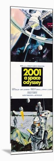 2001: A Space Odyssey, US poster, 1973-null-Mounted Art Print