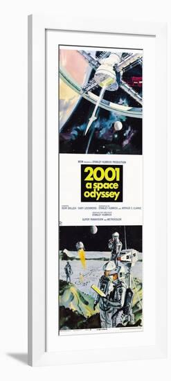 2001: A Space Odyssey, US poster, 1973-null-Framed Art Print