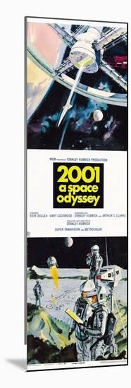 2001: A Space Odyssey, US poster, 1973-null-Mounted Art Print