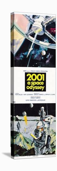 2001: A Space Odyssey, US poster, 1973-null-Stretched Canvas