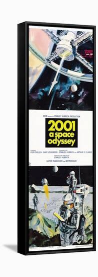 2001: A Space Odyssey, US poster, 1973-null-Framed Stretched Canvas