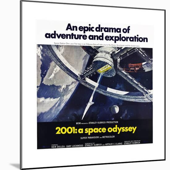 2001: A Space Odyssey-null-Mounted Art Print