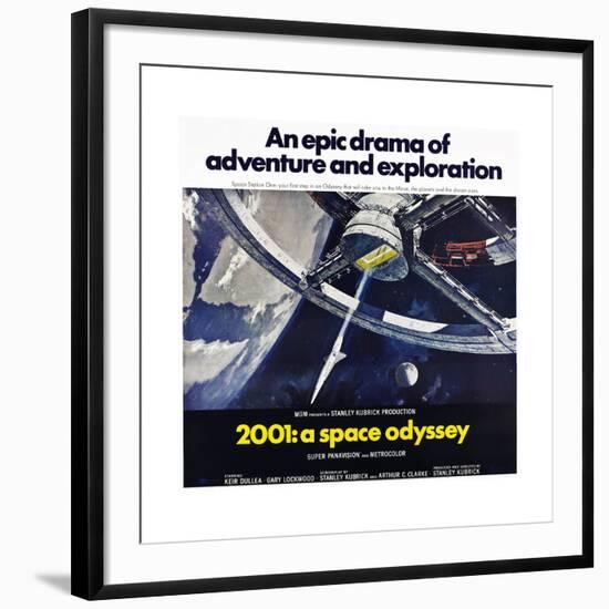 2001: A Space Odyssey-null-Framed Art Print