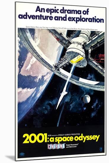 2001: A Space Odyssey-null-Mounted Poster