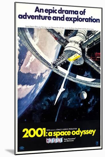 2001: A Space Odyssey-null-Mounted Poster