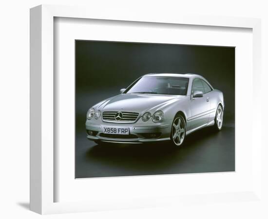 2001 Mercedes Benz CL 55 AMG V8-null-Framed Photographic Print