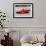 2002 Ferrari Enzo Watercolor-NaxArt-Framed Art Print displayed on a wall