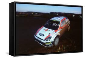 2002 Ford Focus RS WRC, Colin McRae.Network Q Rally-null-Framed Stretched Canvas