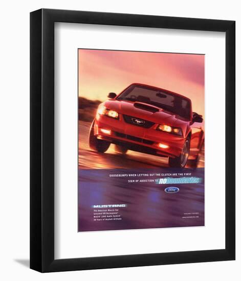 2002 Mustang-No Boundaries-null-Framed Art Print