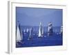 2002 Tall Ships Festival in Elliott Bay, Seattle, Washington, USA-William Sutton-Framed Photographic Print