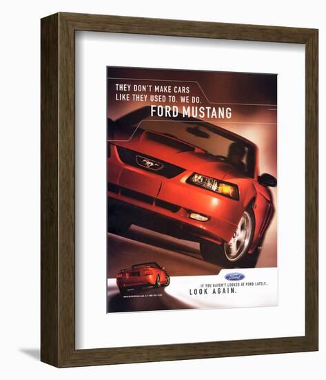 2003 Mustang-Like They Used To-null-Framed Art Print