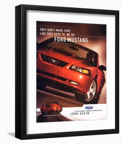 2003 Mustang-Like They Used To-null-Framed Art Print