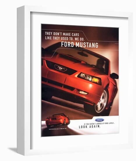 2003 Mustang-Like They Used To-null-Framed Art Print