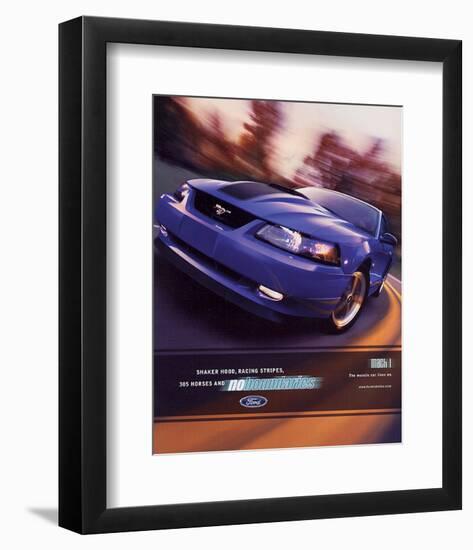 2003 Mustang- Muscle Car Lives-null-Framed Art Print