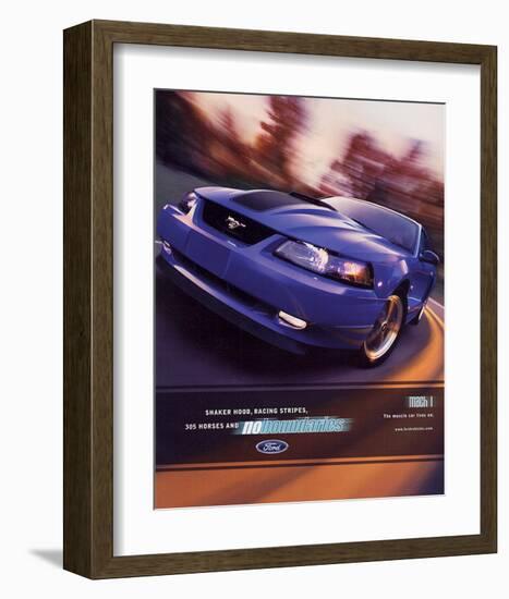 2003 Mustang- Muscle Car Lives-null-Framed Art Print