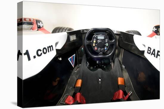 2004 B.A.R. Honda Formula 1 car cockpit-null-Stretched Canvas