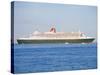 2004 Queen Mary II ocean liner-null-Stretched Canvas
