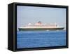 2004 Queen Mary II ocean liner-null-Framed Stretched Canvas