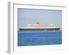 2004 Queen Mary II ocean liner-null-Framed Photographic Print