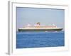 2004 Queen Mary II ocean liner-null-Framed Photographic Print