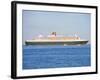 2004 Queen Mary II ocean liner-null-Framed Photographic Print