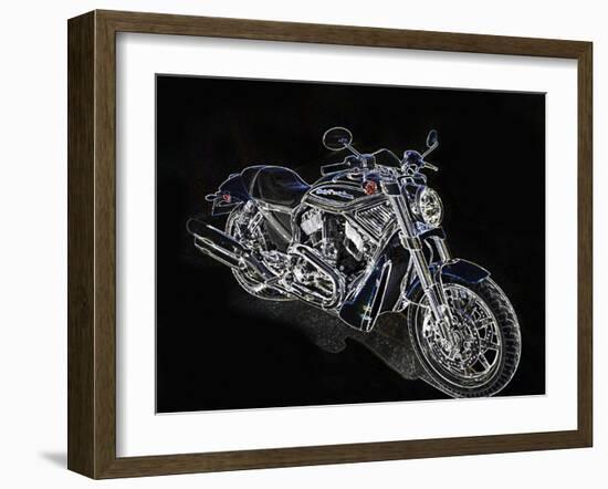 2005 Harley Davidson VRSCR Street Rod-null-Framed Photographic Print
