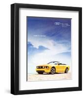 2005 Mustang-Work in a Cubicle-null-Framed Art Print