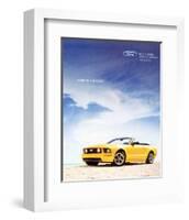 2005 Mustang-Work in a Cubicle-null-Framed Art Print