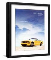 2005 Mustang-Work in a Cubicle-null-Framed Art Print