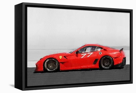 2006 Ferrari 599 GTB Fiorano Watercolor-NaxArt-Framed Stretched Canvas