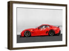 2006 Ferrari 599 GTB Fiorano Watercolor-NaxArt-Framed Art Print